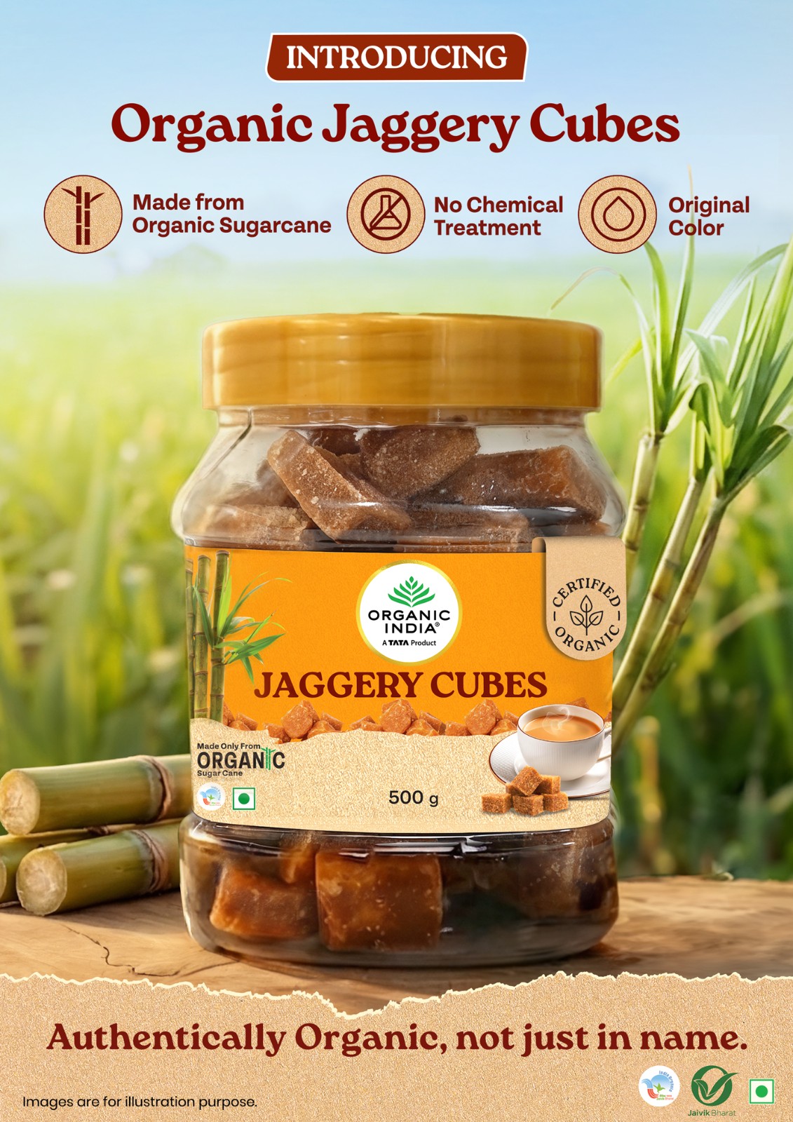 Introducing Organic Jaggery Cubes
