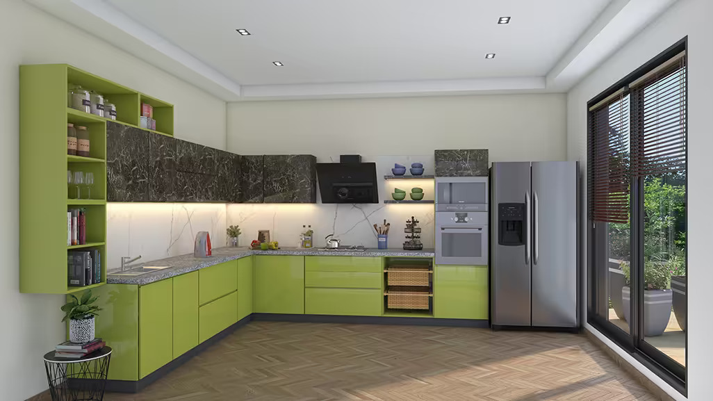 L Shaped Kitchen