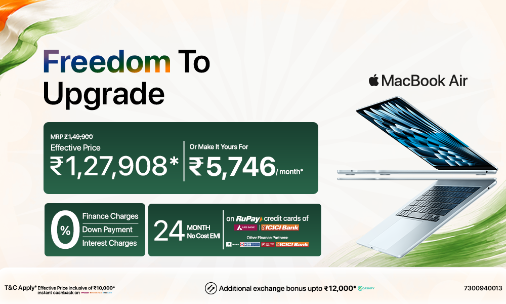 Freedom to Upgrade to MacBook Air