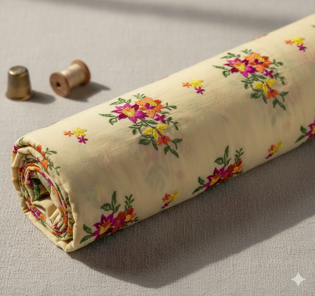 Mul Cotton Running Fabric ( Block)