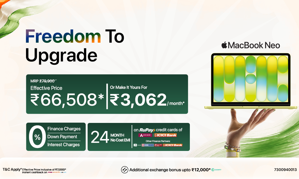 Freedom to Upgrade to MacBook Neo