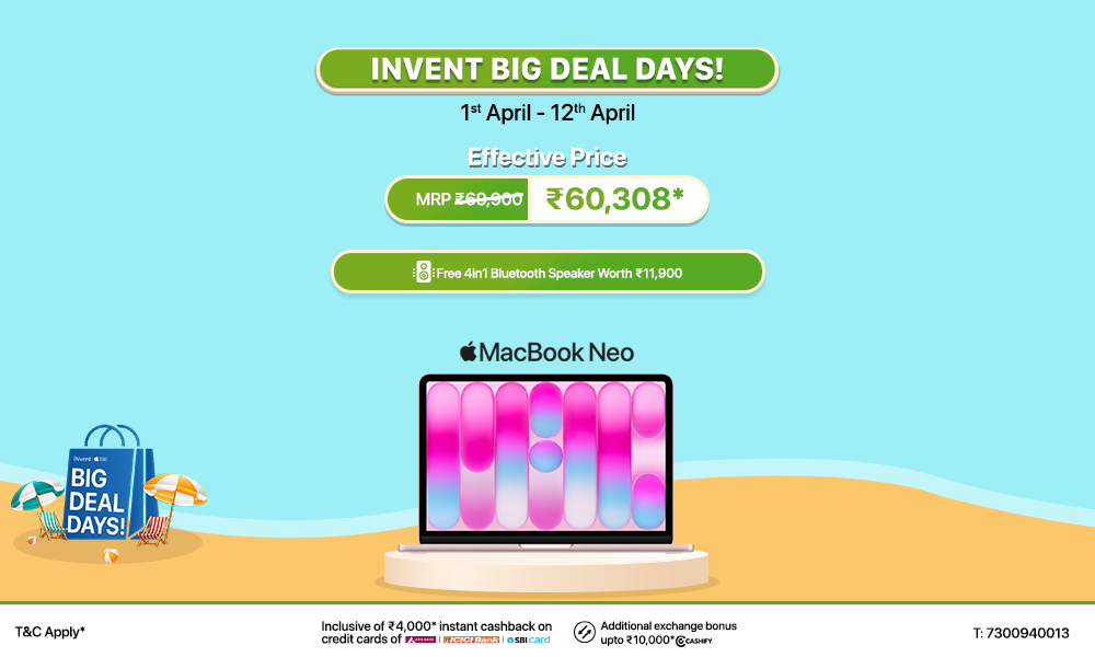 iNvent Big Deal Days! MacBook Neo