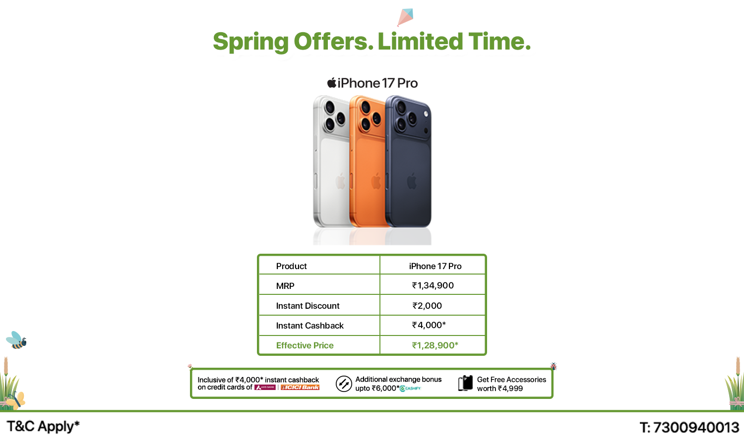 Spring Offers. Limited Time. – iPhone 17 Pro