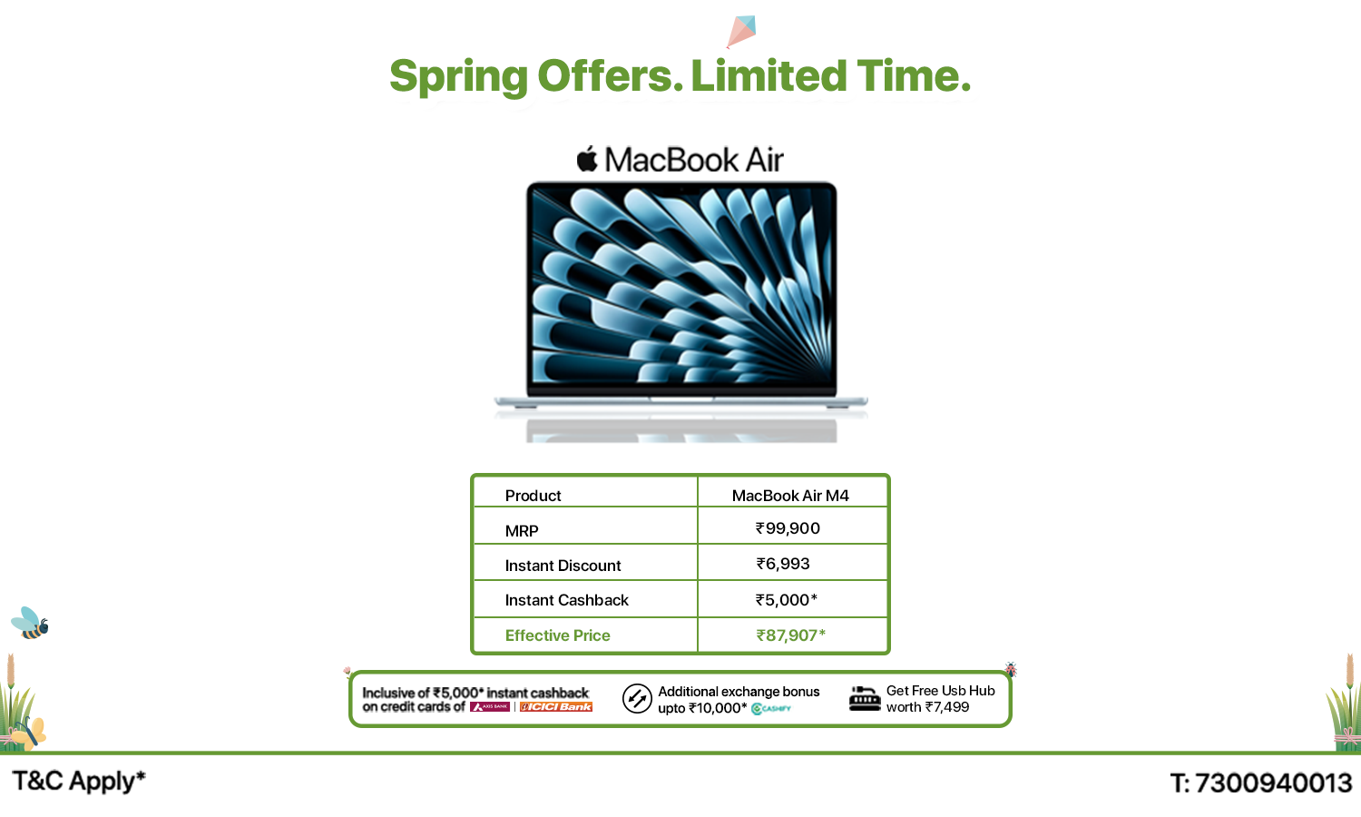 Spring Offers. Limited Time. – MacBook Air