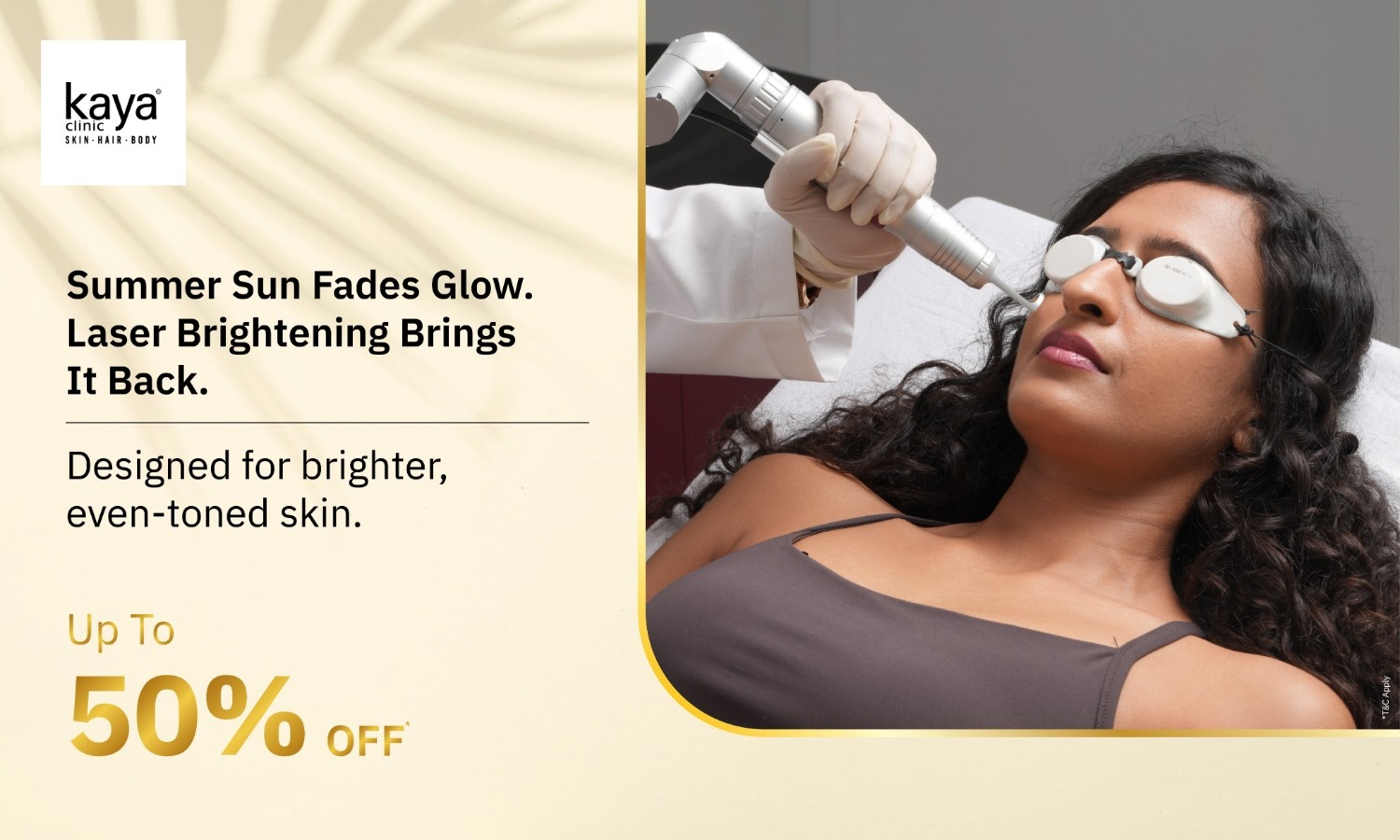 Get Summer Glow Back with Laser Skin Brightening – 50% OFF