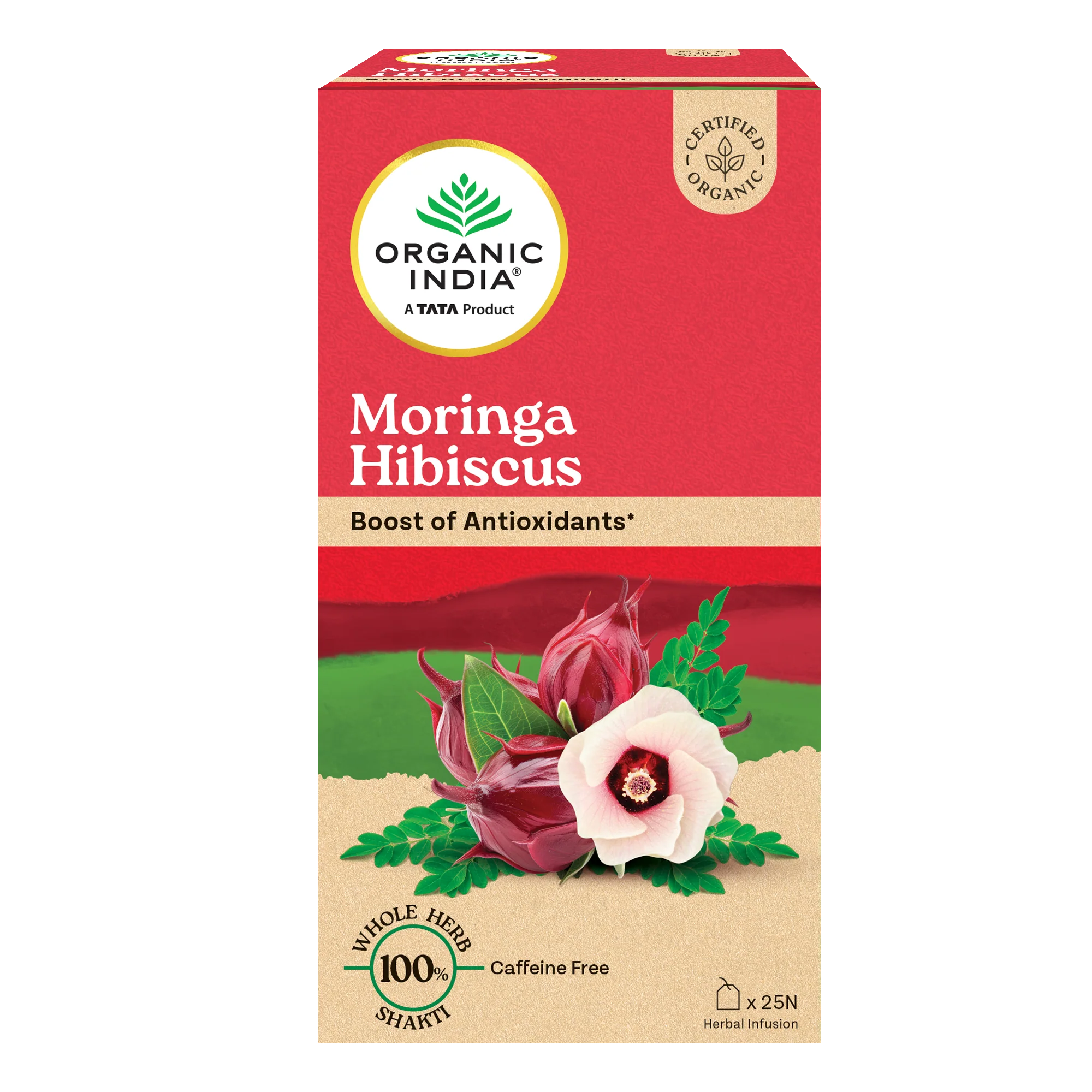 Moringa Hibiscus - 25 Infusion Bags