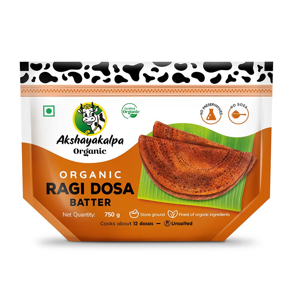 Organic Ragi Dosa Batter