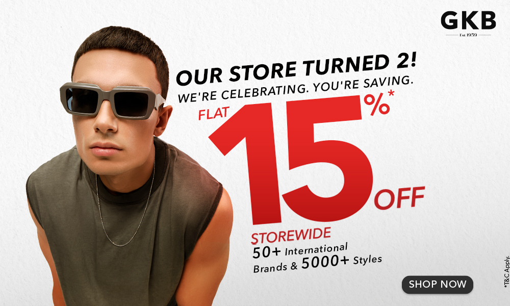 Eyewear Sale–Flat 15%