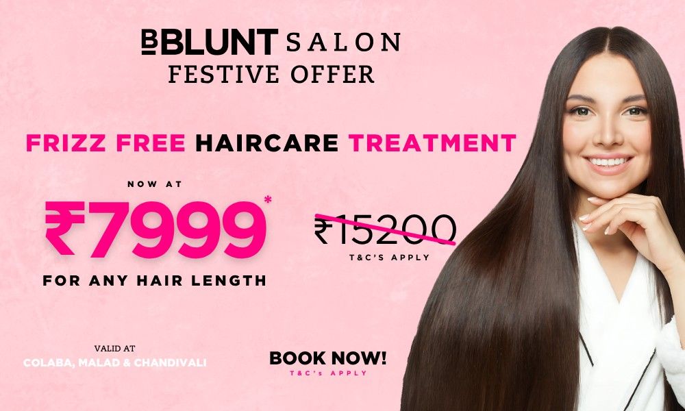 FESTIVE OFFER ! FRIZZ FREE HAIRCARE TREATMENT !