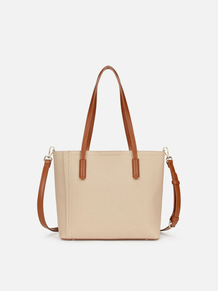 Mahogany Twines Tote - Beige
