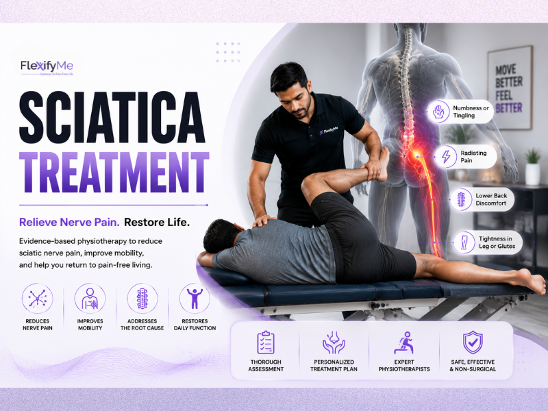 Sciatica Treatment: Causes, Symptoms, Exercises & Best Physiotherapy Clinic in new delhi Sciatica Treatment: Causes, Symptoms, Exercises & Best Physiotherapy Clinic in new delhi