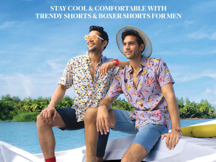 Stay Cool & Comfortable with Trendy Shorts & Boxer Shorts for Men