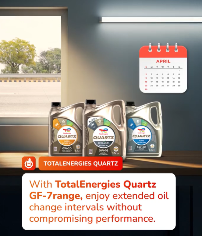 With TotalEnergies Quartz GF-7 Range