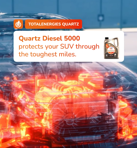 Quartz Diesel 5000 keeps your SUV powerful through any challenge.