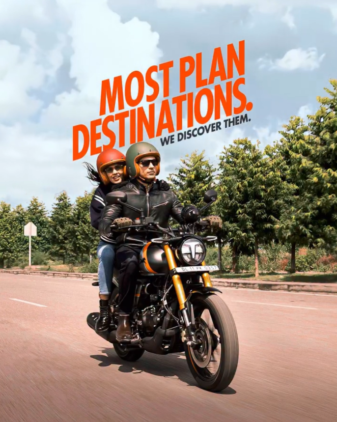 When you ride your TVS RONIN into the weekend