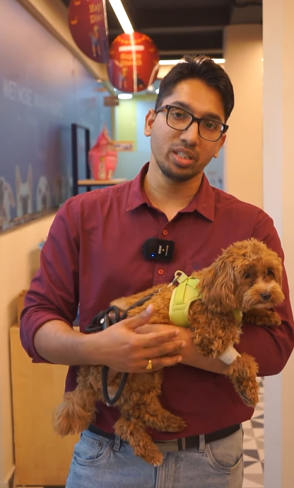 From Dubai to our clinic in India—a journey made out of pure love for their pet.