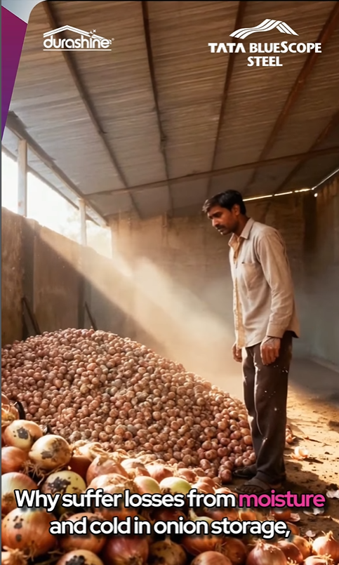 क्या आपके प्याज भंडार को हर साल नमी और ठंड की वजह से नुकसान होता है?