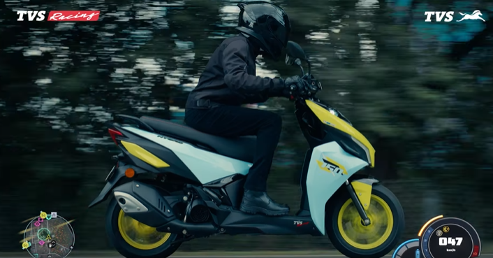 Turn everyday streets into race track with TVS NTORQ 150.