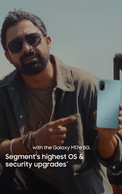#GalaxyM17e 5G comes with Segment's highest