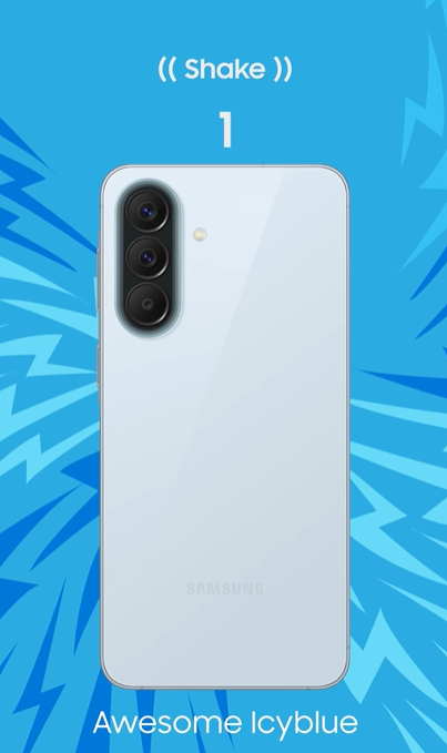 Shake, shake, shake your phone, till you find the shade you wanna own.