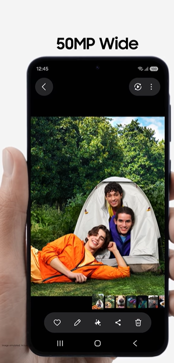 Wide. Ultra Wide. Macro. Try three Awesome lenses in one camera.