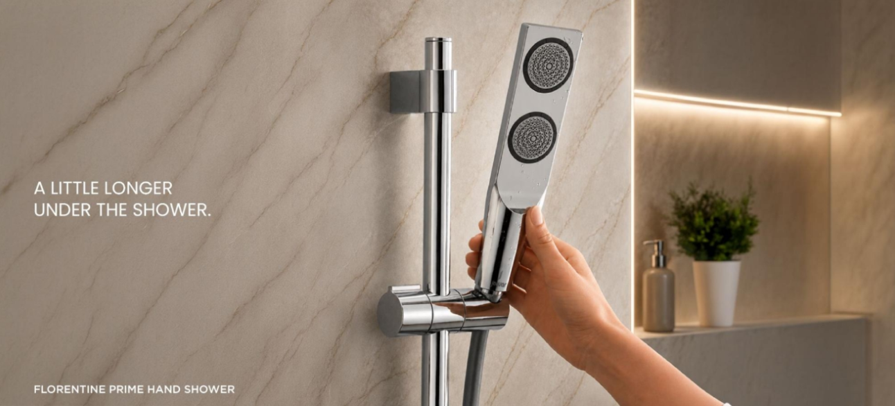 Florentine Prime Hand Shower: The New Standard in Modern Showering