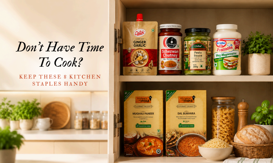 Don't Have Time to Cook? Keep These 8 Kitchen Staples Handy