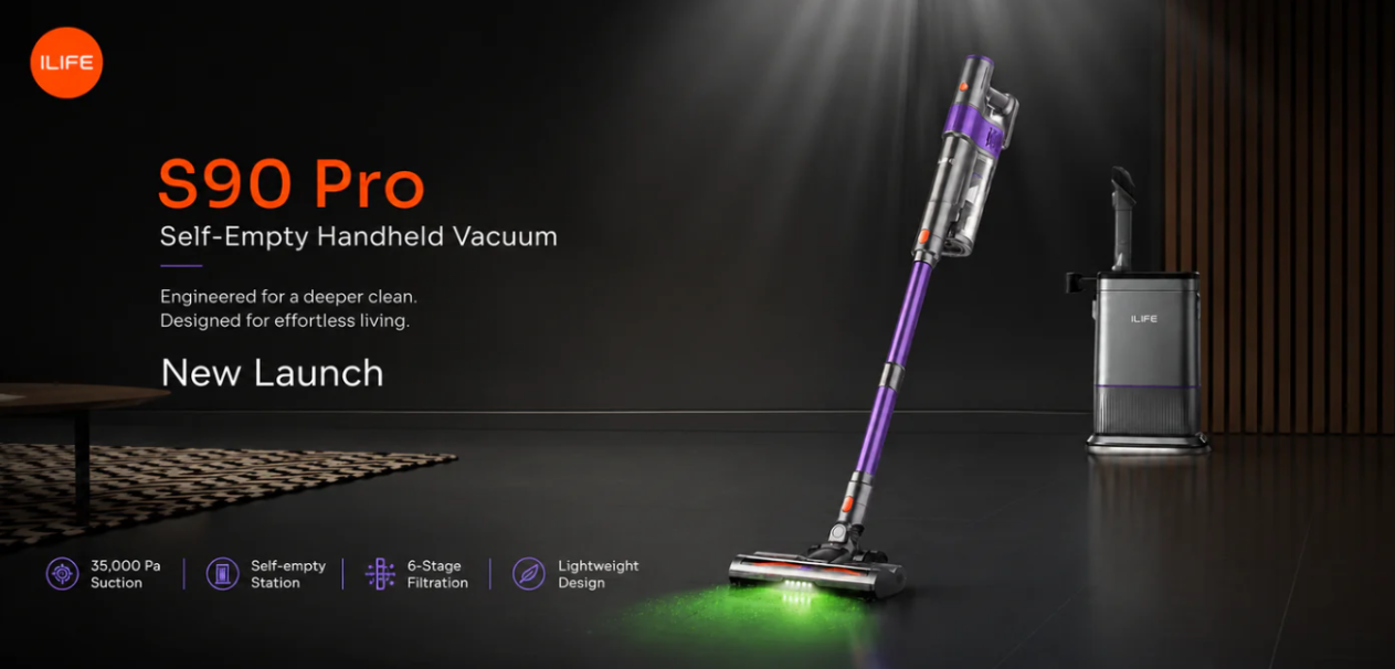 Meet The ILIFE S90 Pro: India's First Self-Emptying Cordless Vacuum Cleaner Meet The ILIFE S90 Pro: India's First Self-Emptying Cordless Vacuum Cleaner