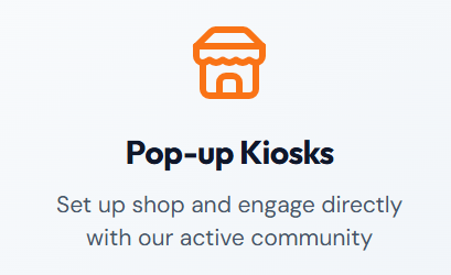 Pop-up Kiosks