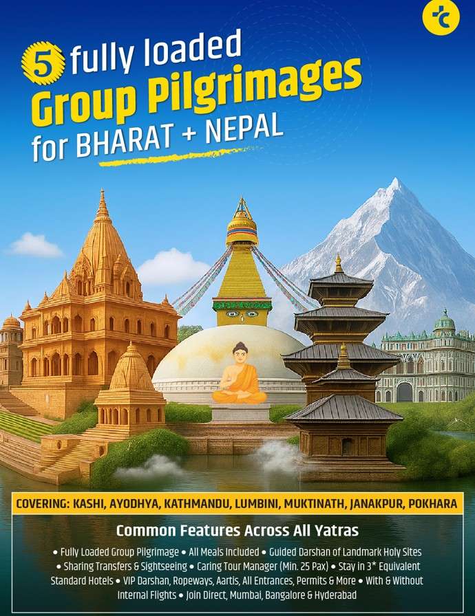 5 Fully Loaded Group Pilgrimages to Bharat and Nepal You Shouldn’t Miss 5 Fully Loaded Group Pilgrimages to Bharat and Nepal You Shouldn’t Miss