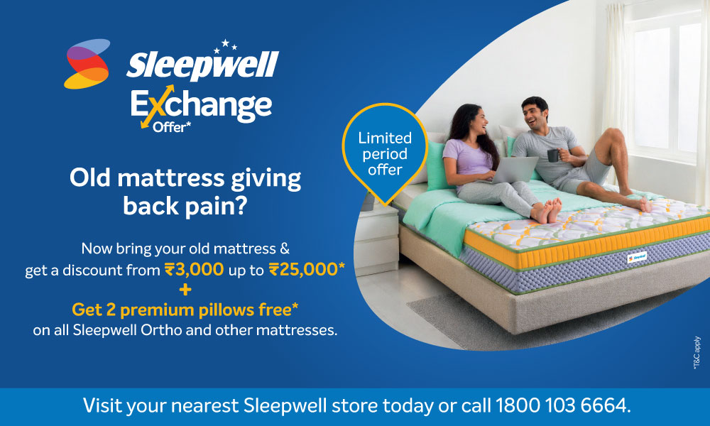 Upgrade Your Sleep: Sleepwell Exchange Offer!