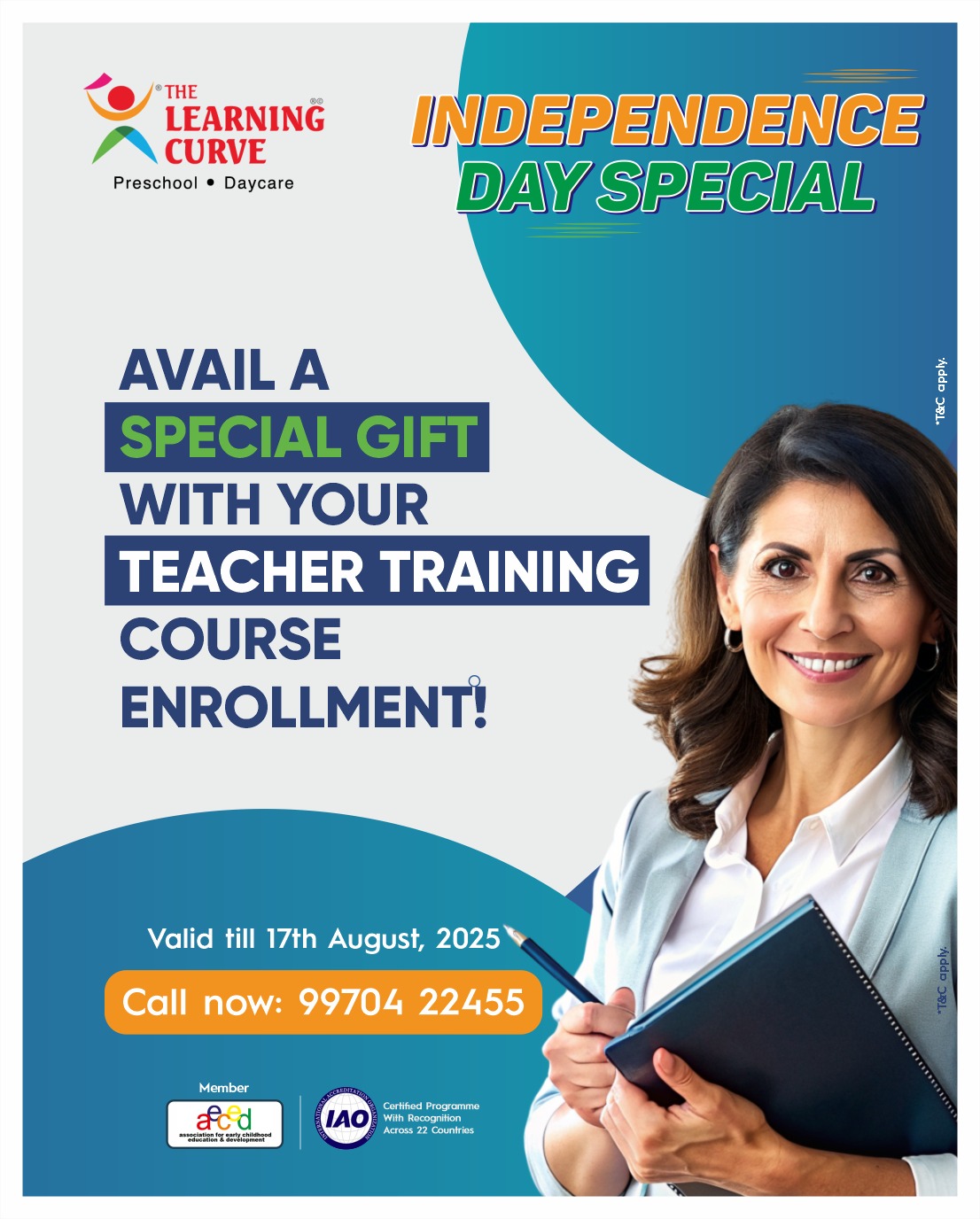 Independence Day Offer: Special Gift on TTC Enrollment!