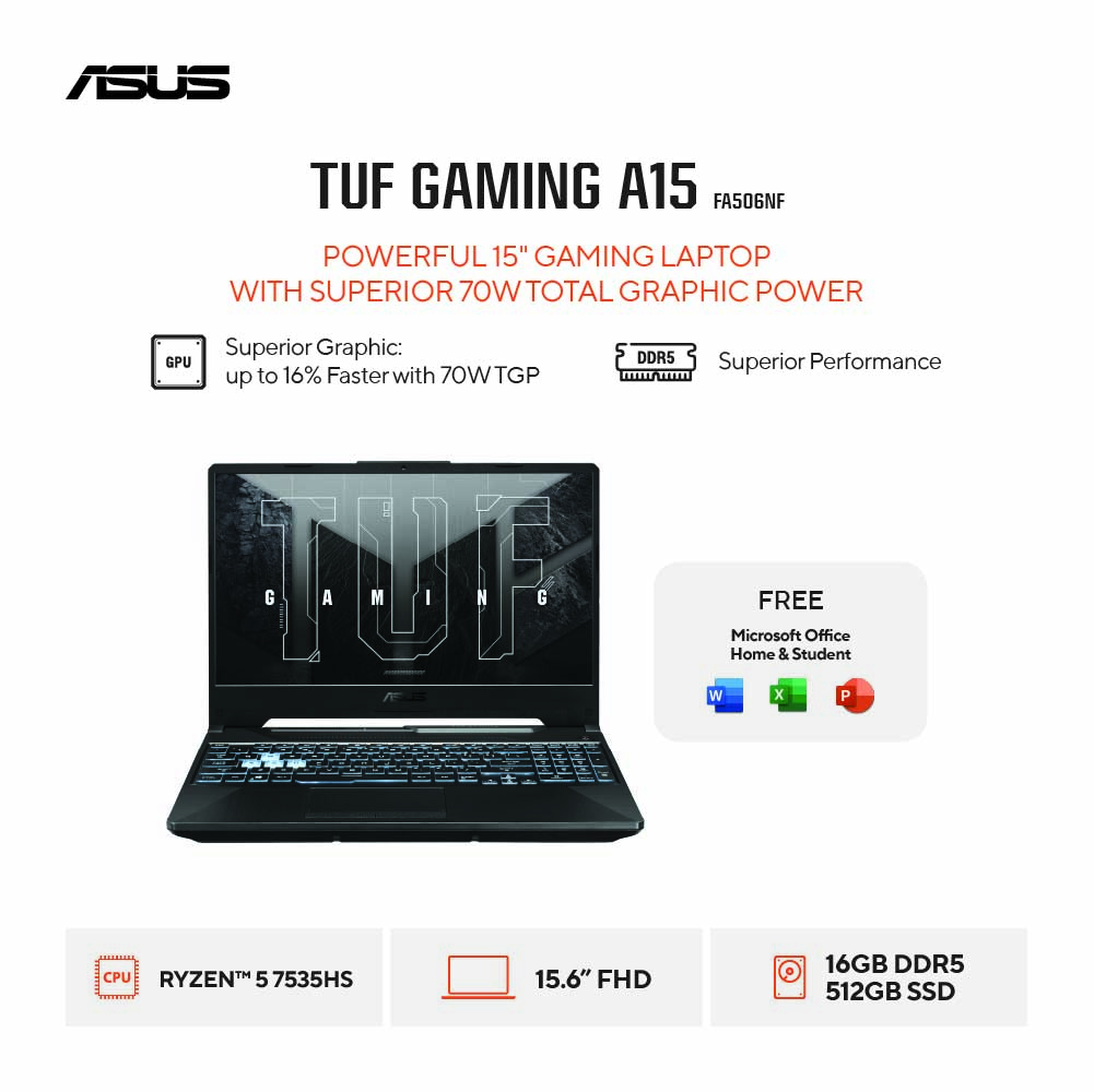 ASUS TUF Gaming A15 (FA506NC)