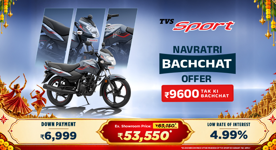 TVS Sport Navratri Bachchat Offer – Save Up to ₹9,600
