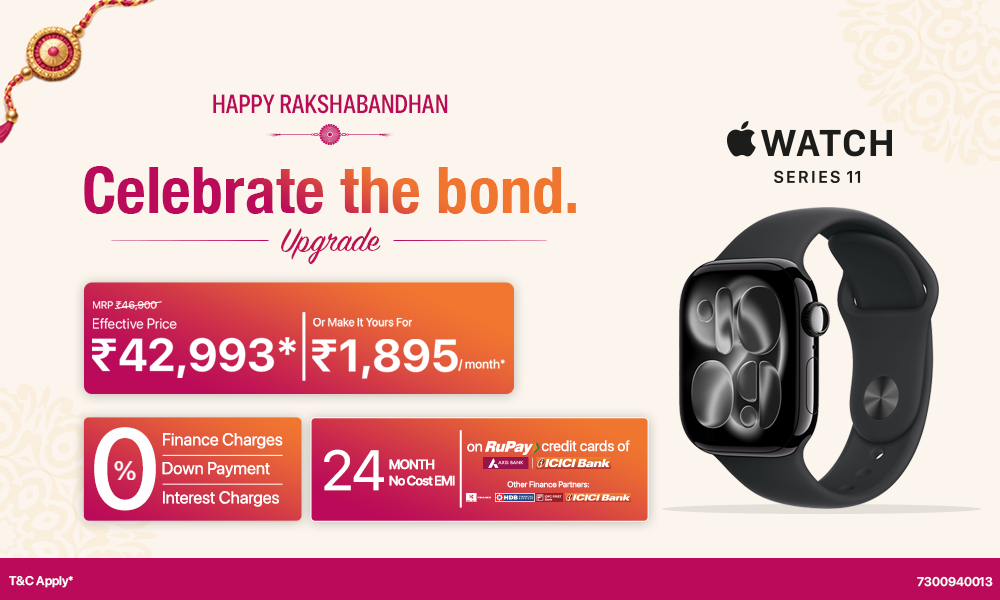 Apple Watch Series 11 at ₹42,993* This Rakshabandhan