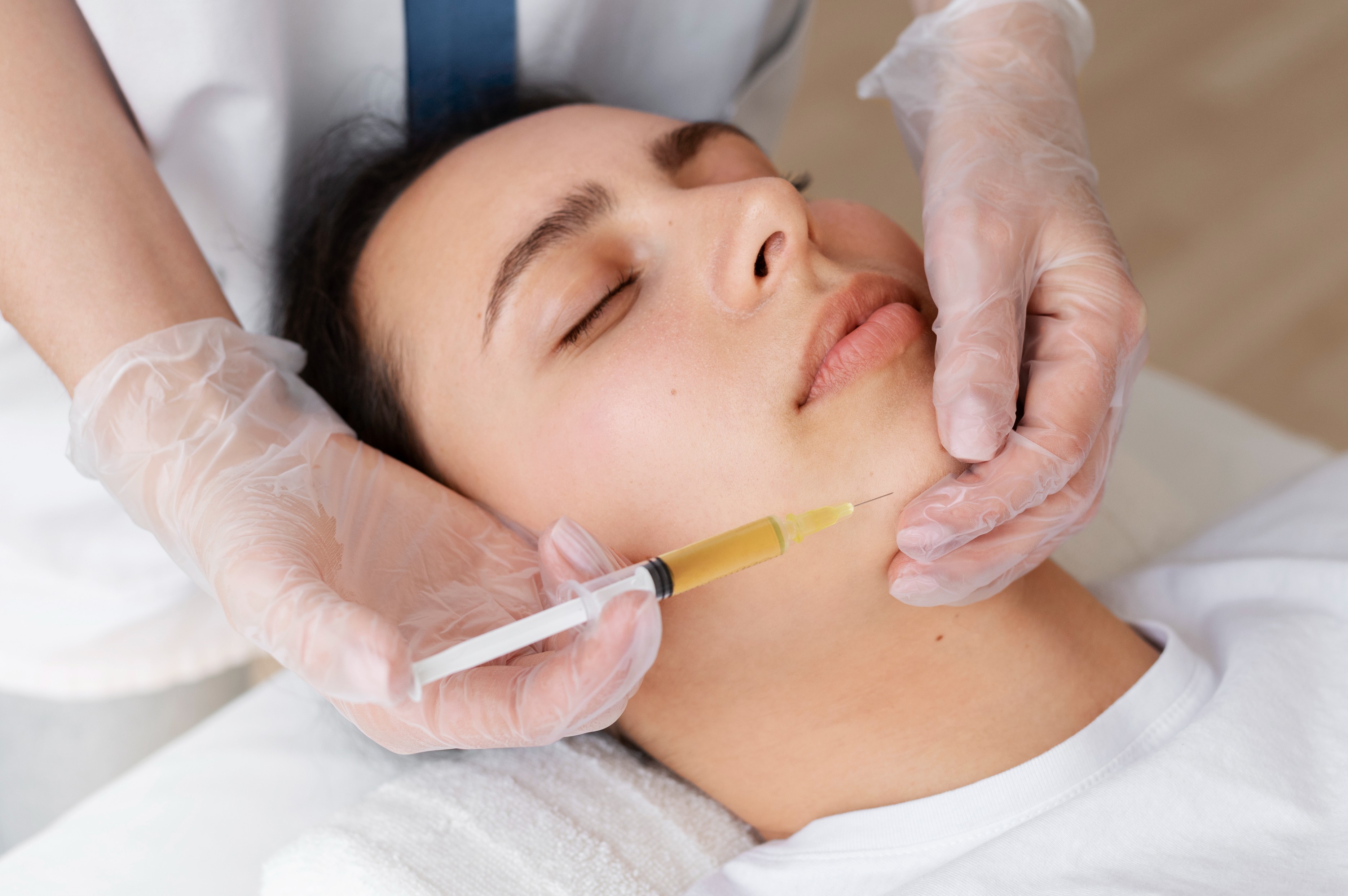 Waxing Jawline
