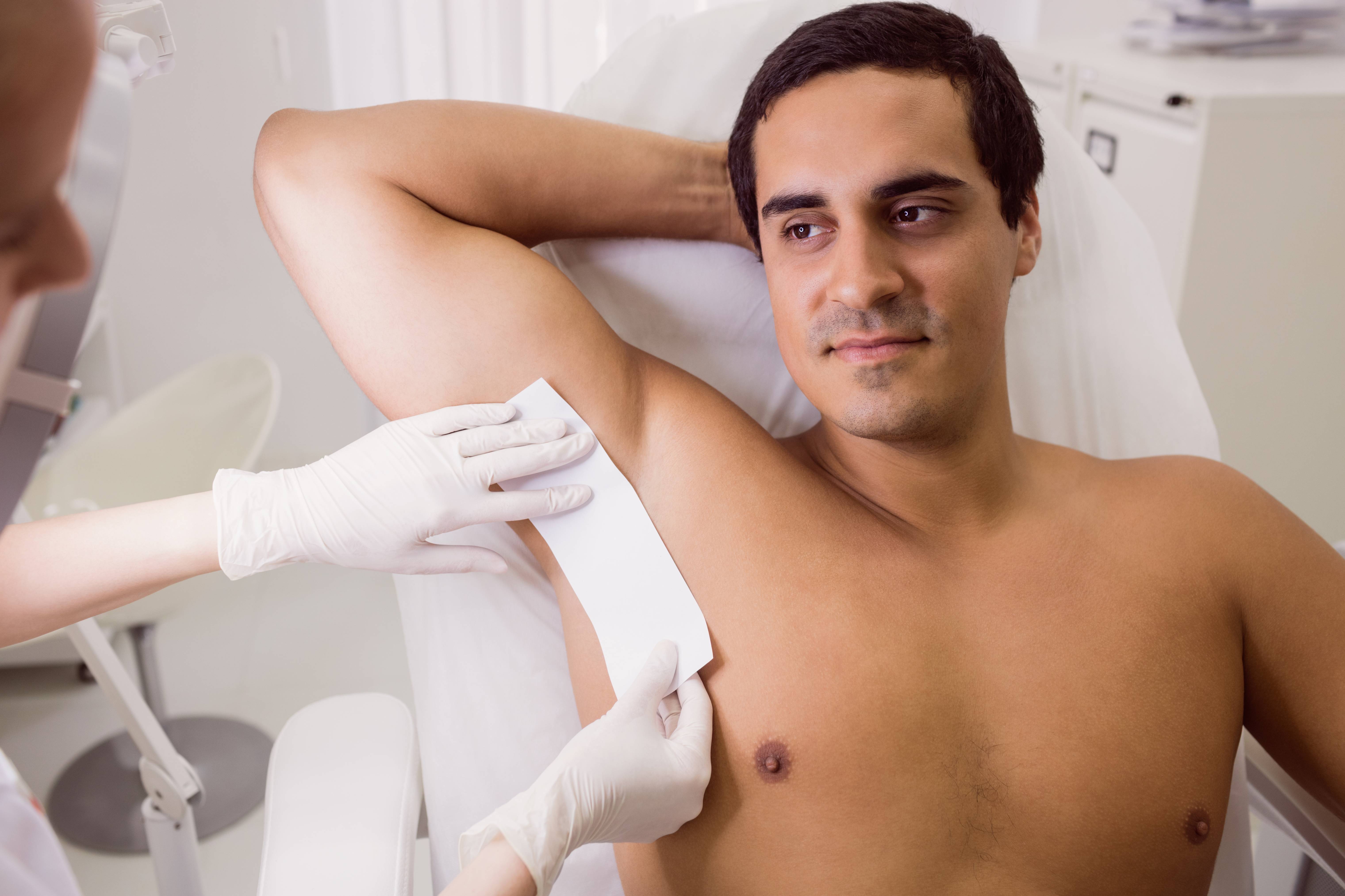 Waxing Men Half Arms