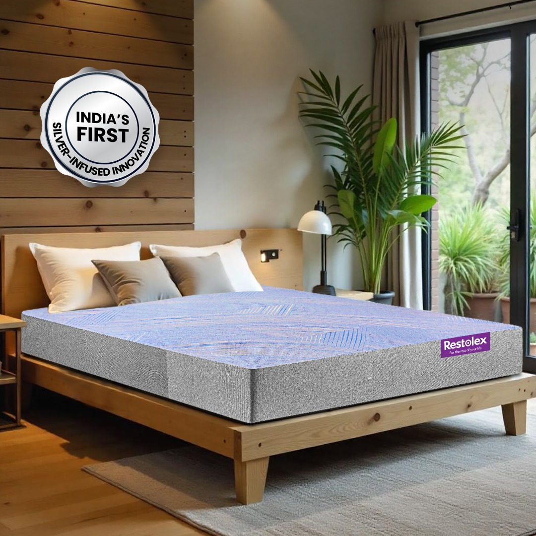 Restolex SilvRest – India’s First Silver- Infused Natural Latex Roll Mattress