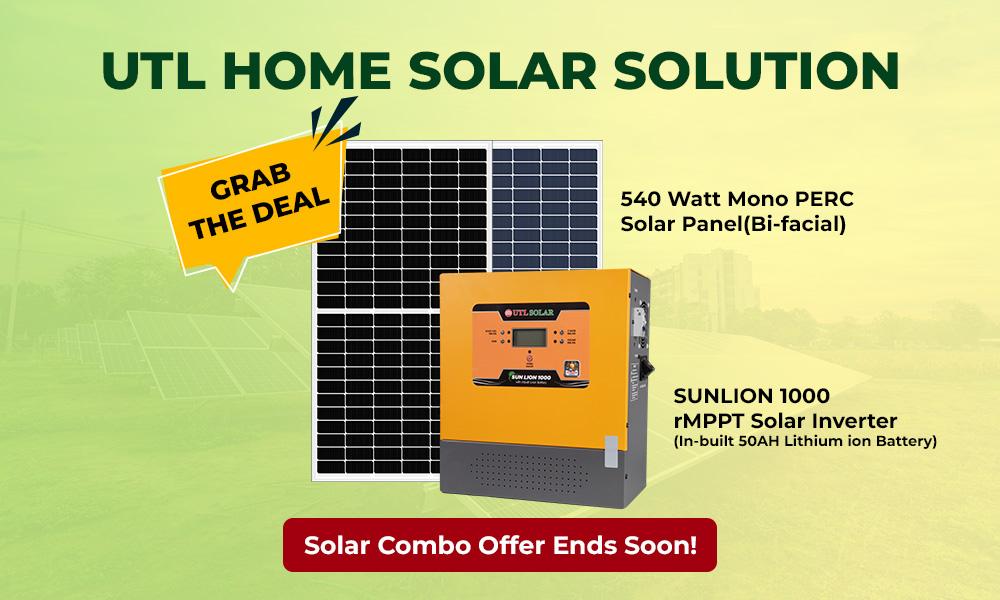 UTL Solar System with Lithium Inverter & 540W Solar Panel