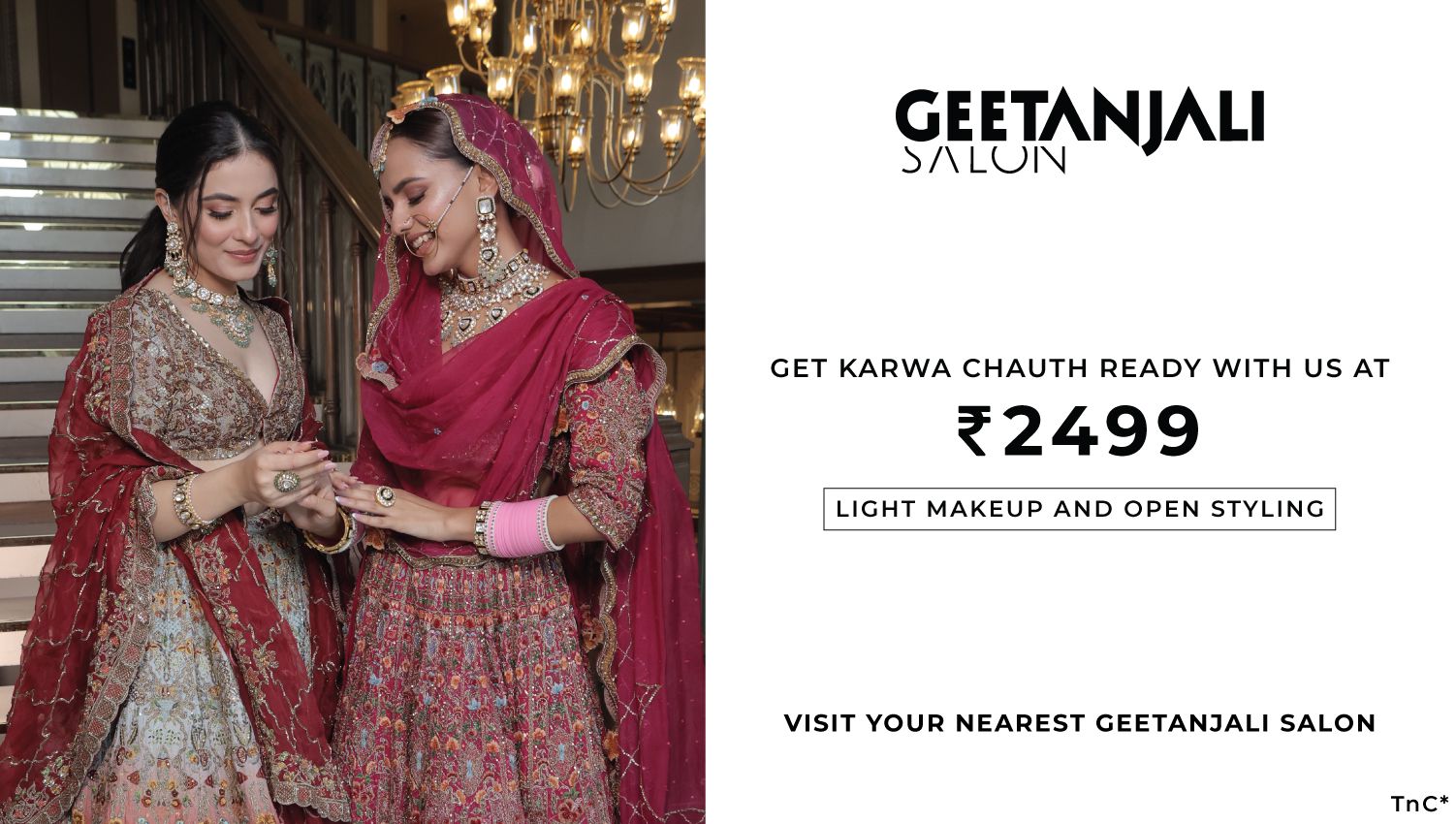 Karwa Chauth: Light Makeup starting at just ₹2499!