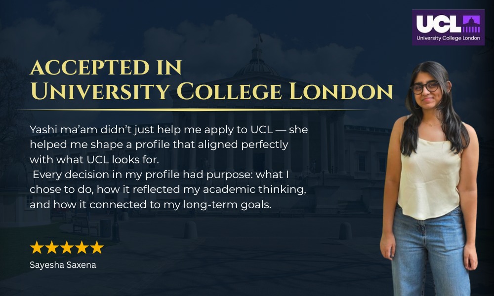 Yashi Shukla – Career Counsellor & College Admissions Consultant