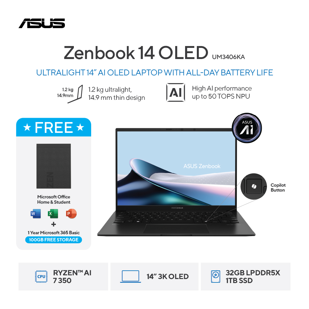 Zenbook 14 OLED (UM3406KA)