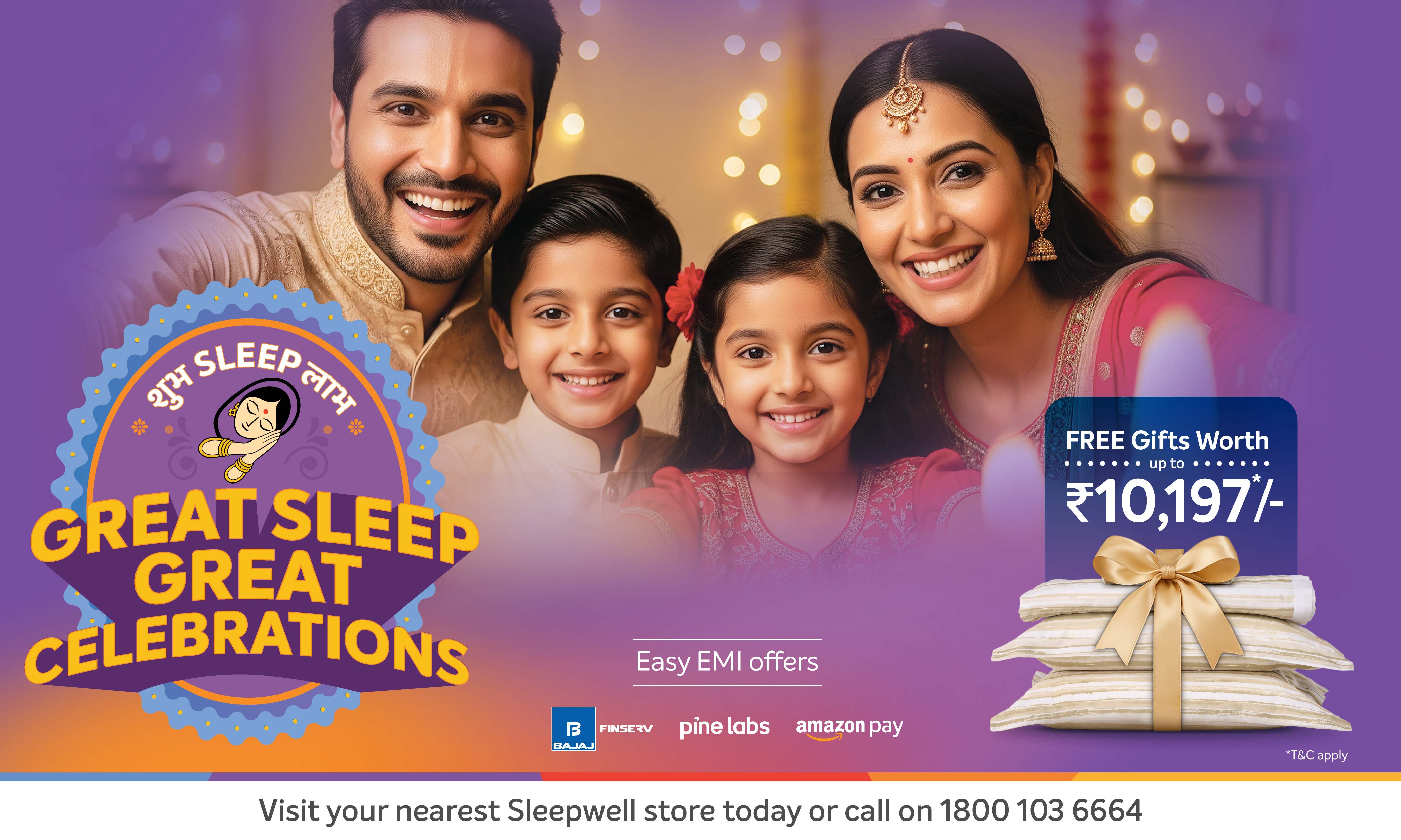 Great Sleep Great Celebrations – Sleepwell Offers