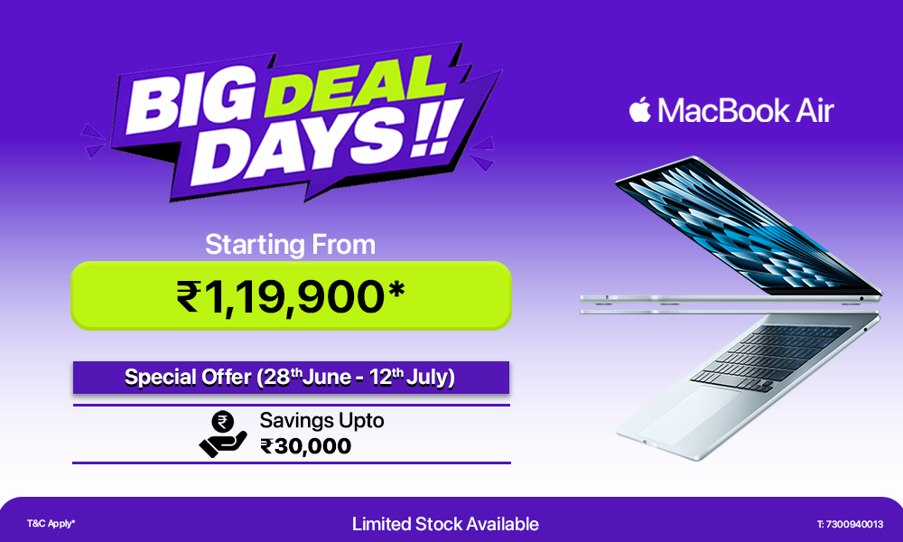 MacBook Air Big Deal Days Offer