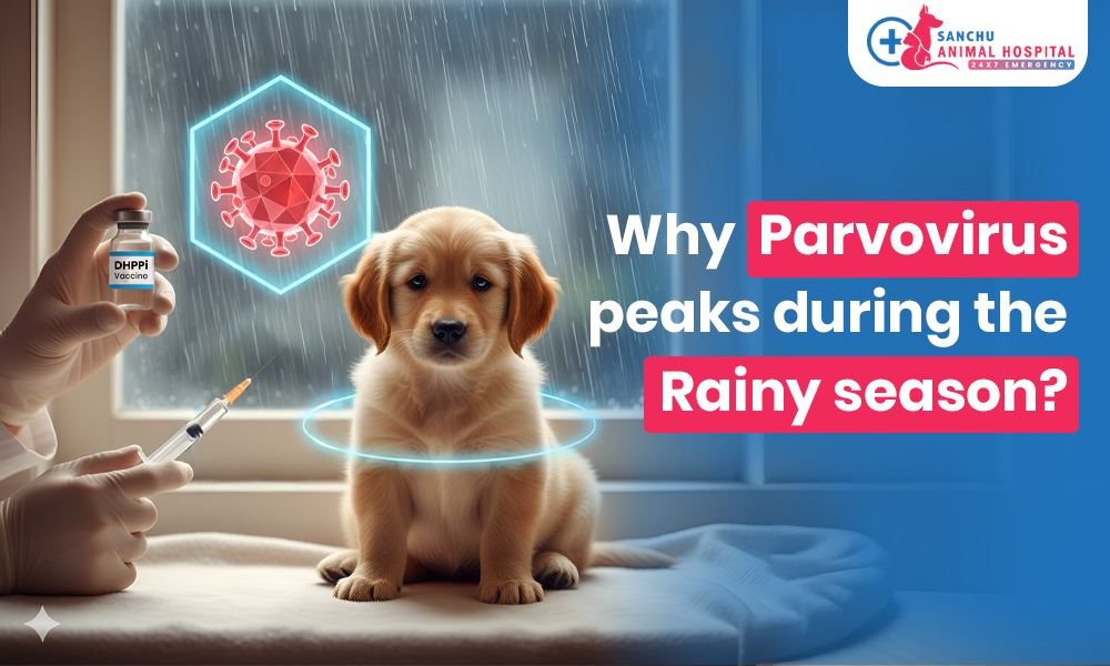 Monsoon’s Hidden Threat: Why Parvovirus Peaks During the Monsoon Season? Monsoon’s Hidden Threat: Why Parvovirus Peaks During the Monsoon Season?