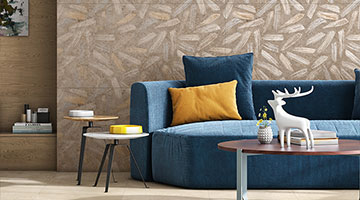 Wall Tiles for Living Room to Revamp the Interiors
