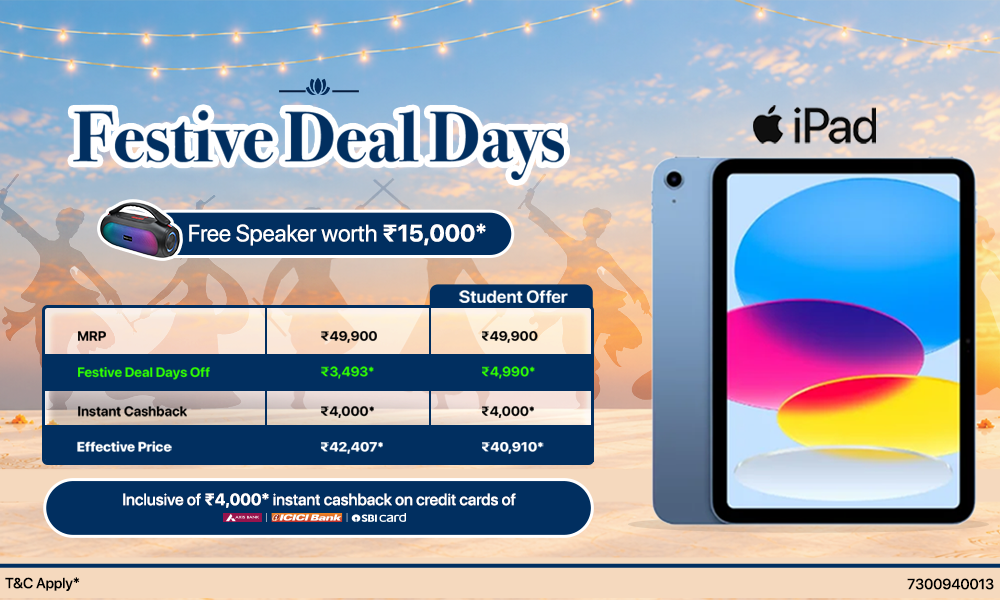 Festive Deal Days – Exclusive iPad Offers