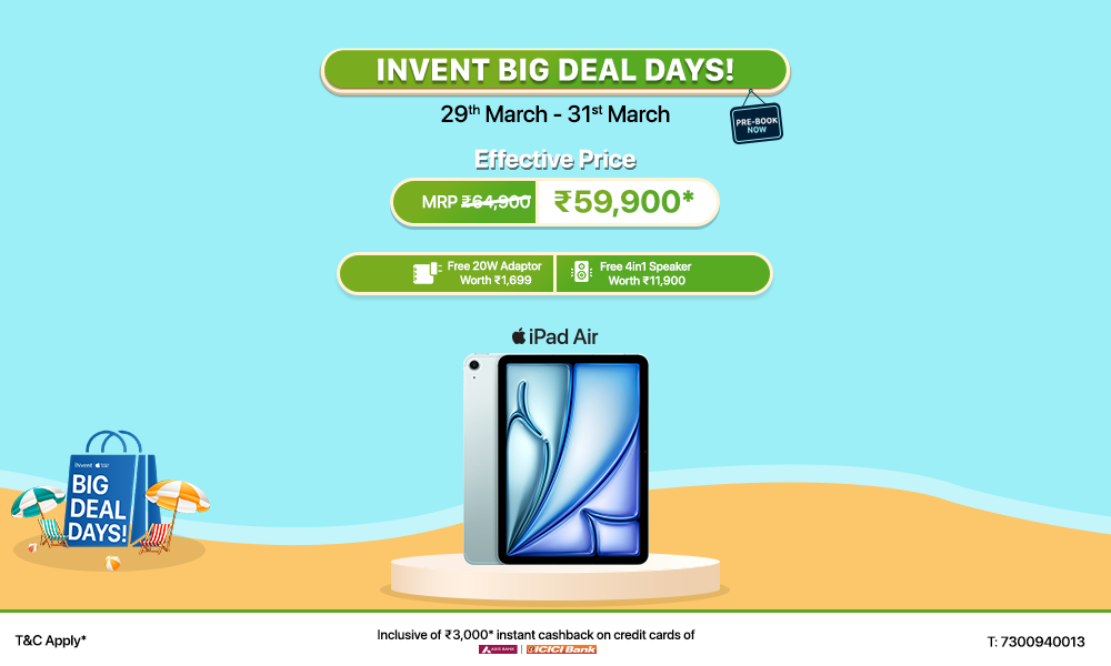 iNvent Big Deal Days iPad Air Offer