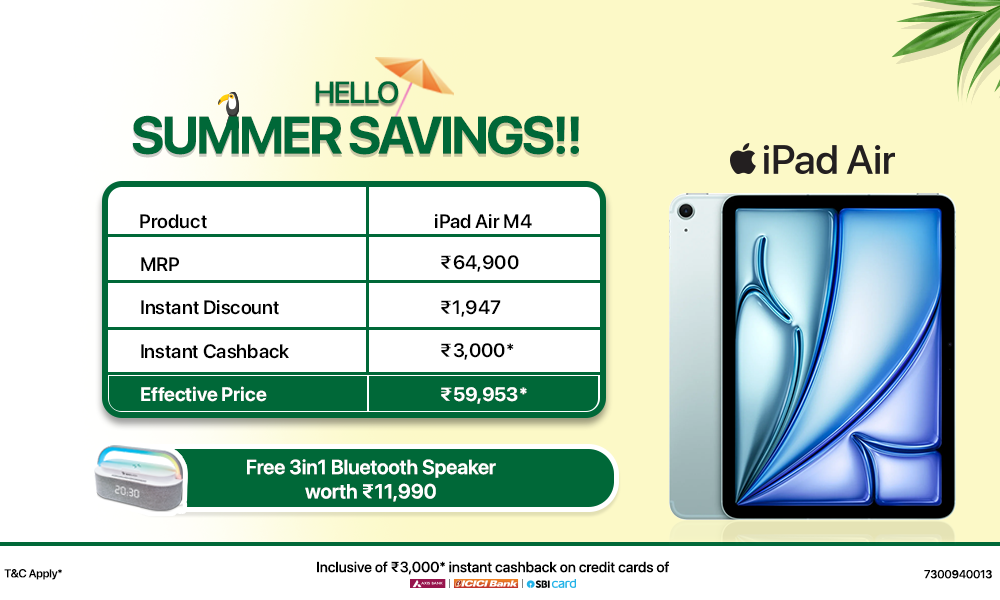 iPad Air M4 Summer Savings Offer – Grab Yours Today!