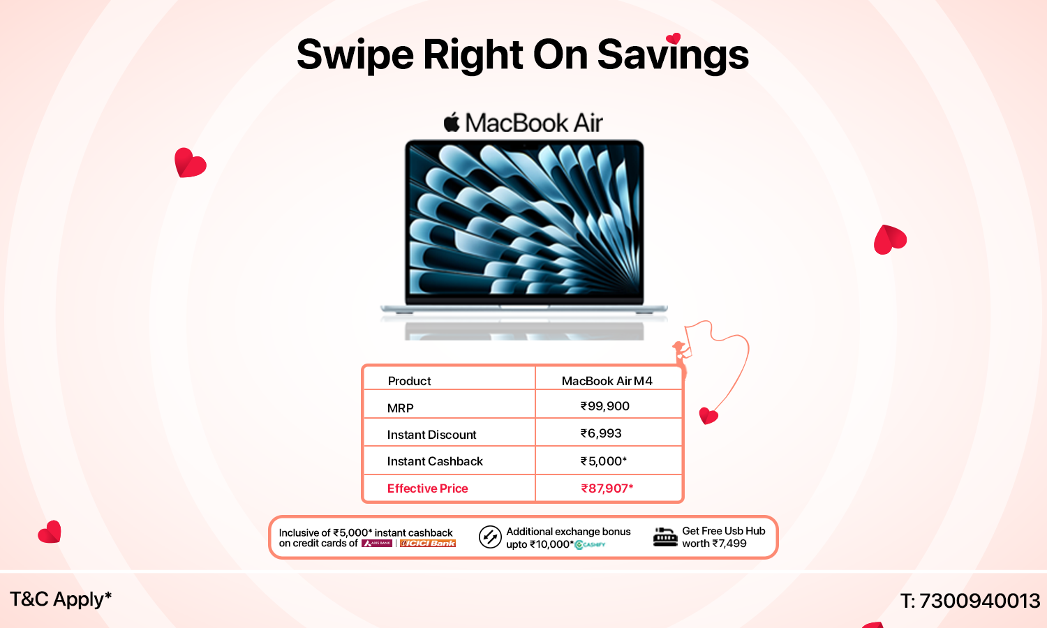 Swipe Right On Savings ❤️ | MacBook Air M4 Offer